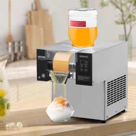 Commercial Snowflake Ice Machine 176LBS/24H Stainless Steel For Ice Cream