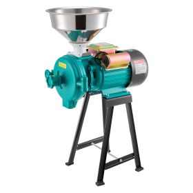 Electric Grain Mill Grinder, 110 lbs/H Commercial Spice Grinders, 1500W Cast Iron Pulverizer Powder Machine with Non-Slip Rubber Feet, for Dry Gr